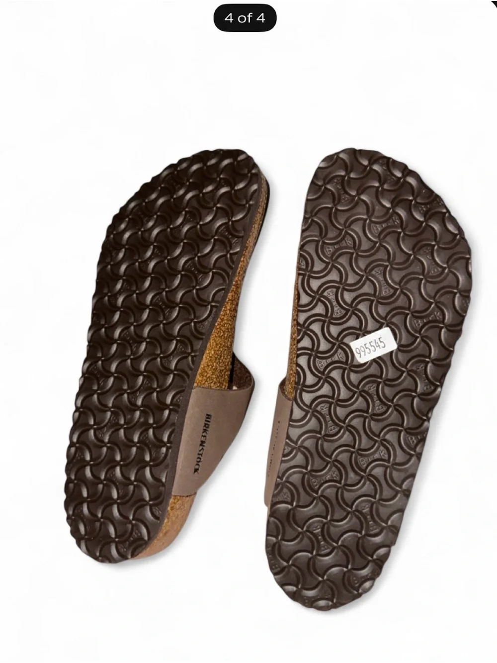 Birkenstock Brown Suede Thong Sandals with Buckle - Kids